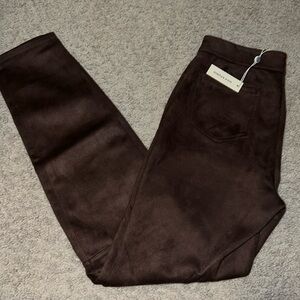 Suede legging/pants